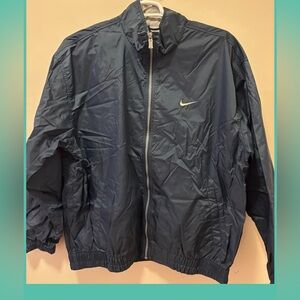 Vintage Nike Classic Swoosh Dark Blue Windbreaker